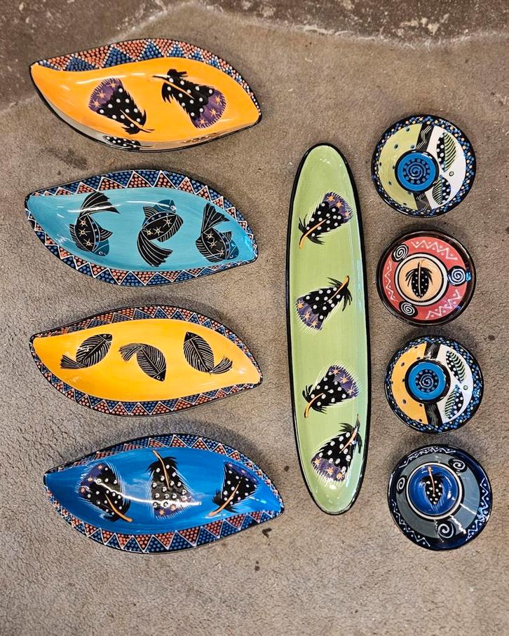 Zuid-Afrikaans Aardewerk Keramiek Set - 2003, Antiek en Kunst, Kunst | Overige Kunst, Ophalen of Verzenden