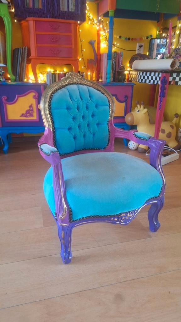 Barok Kinderstoel - Opknapper, Antiek en Kunst, Antiek | Meubels | Stoelen en Banken, Ophalen