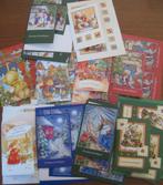 10 sets knipvellen voor 3D kaarten / kerst winter dieren, Ophalen, Zo goed als nieuw, Kerst, Knipvel