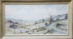 aquarel duinlandschap J.C v.d HEIJDEN 1911-1992, Antiek en Kunst, Ophalen of Verzenden