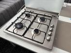 ETNA RVS Gasstel - Schoon en Goed - Incl gasslang, Witgoed en Apparatuur, Kookplaten, Ophalen, Gebruikt, 4 kookzones, Gas