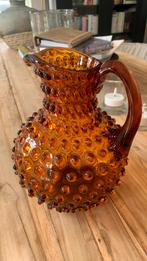 Karaf, glas, bobbeltjes, amber kleur, 2 L, nieuw, Nieuw, Ophalen of Verzenden