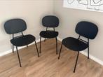 Zwarte eetkamerstoelen (3 stuks), merk Infiniti (loods 5), Huis en Inrichting, Stoelen, Ophalen, Zo goed als nieuw, Zwart