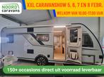 KNAUS DIT WEEKEND XXL CARAVANSHOW  5/6/7 EN 8 FEB, 7 tot 8 meter, Bedrijf, Hordeur, Knaus