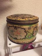 Vintage Beschilderde Koektrommel, Ophalen of Verzenden