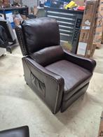 2 Vida XL Relaxfauteuils Kunstleer Bruin - Izgst, Huis en Inrichting, Fauteuils, 75 tot 100 cm, Ophalen of Verzenden, Zo goed als nieuw