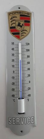 Porsche service emaillen reclame thermometer showroom garage, Ophalen of Verzenden, Zo goed als nieuw, Gebruiksvoorwerp