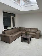 Leren hoekbank met relaxfunctie, Huis en Inrichting, Banken | Bankstellen, 250 tot 300 cm, 100 tot 125 cm, Hoekbank, Leer