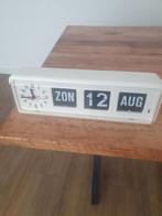 Vintage Flip Klok met Datum, Ophalen of Verzenden