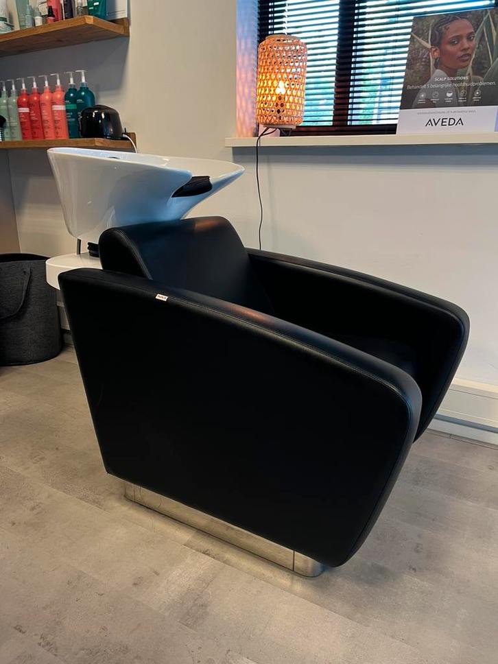 Wasunit te koop, Huis en Inrichting, Stoelen, Gebruikt, Eén, Zwart, Ophalen