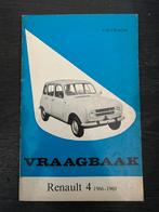 Vraagbaak Renault 4  1966-1969, Ophalen of Verzenden