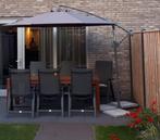 Parasol terras, Ophalen, Gebruikt, Kantelbaar, Zweefparasol