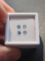 Lot van 4 Saffieren - 0.55 ct totaal, Sieraden, Tassen en Uiterlijk, Edelstenen, Ophalen of Verzenden, Nieuw