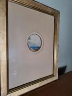 Aquarel Napels Vesuvius -, Antiek en Kunst, Kunst | Schilderijen | Klassiek, Ophalen