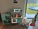 Nette keuken met speelhuis en kinderwagen, Ophalen, Zo goed als nieuw, Poppenhuis