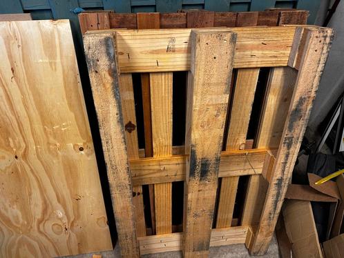 3 paletten om alleen af te halen, Doe-het-zelf en Verbouw, Hout en Planken, Gebruikt, Overige houtsoorten, Minder dan 200 cm, Ophalen