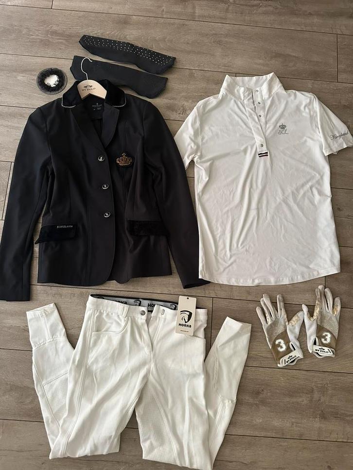 Wedstrijd set compleet Kingsland, Dieren en Toebehoren, Paardrijkleding, Zo goed als nieuw, Bovenkleding, Dressuur, Ophalen of Verzenden