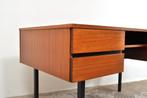 Vintage teak bureau buro jaren 60, Huis en Inrichting, Bureaus, Ophalen of Verzenden, Gebruikt