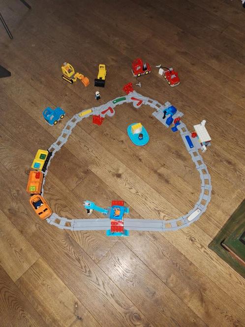 Duplo treinbaan elektrisch, Kinderen en Baby's, Speelgoed | Thomas de Trein, Zo goed als nieuw, Ophalen of Verzenden