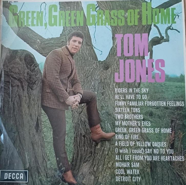 Lp - Green Green Grass of Home - Tom Jones, Cd's en Dvd's, Vinyl | Overige Vinyl, Gebruikt, 12 inch, Ophalen of Verzenden