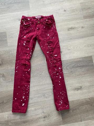 VINGINO verfspatten / gaten broek netjes maat 152 ZD beschikbaar voor biedingen
