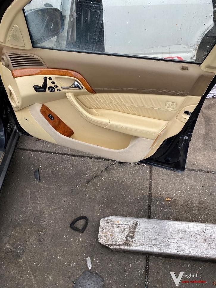 Mercedes S 500 5.0 Benzine automaat 2500098 Deurpaneel 4 x, Auto-onderdelen, Interieur en Bekleding, Gebruikt, Ophalen