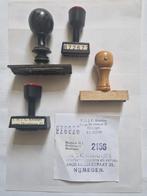 4 antieke stempels Nijmegen en Beuningen., Antiek en Kunst, Ophalen of Verzenden