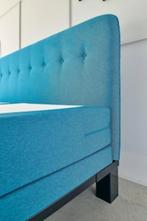 Luxe Dreamitt Boxspring + topper 200x200 (direct leverbaar), Overige maten, 200 cm, Verzenden, Blauw