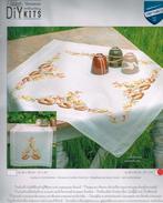 Cado vervaco borduurpakket dekservet, egel en herfstbladeren, Ophalen of Verzenden, Nieuw, Handborduren, Borduurpakket