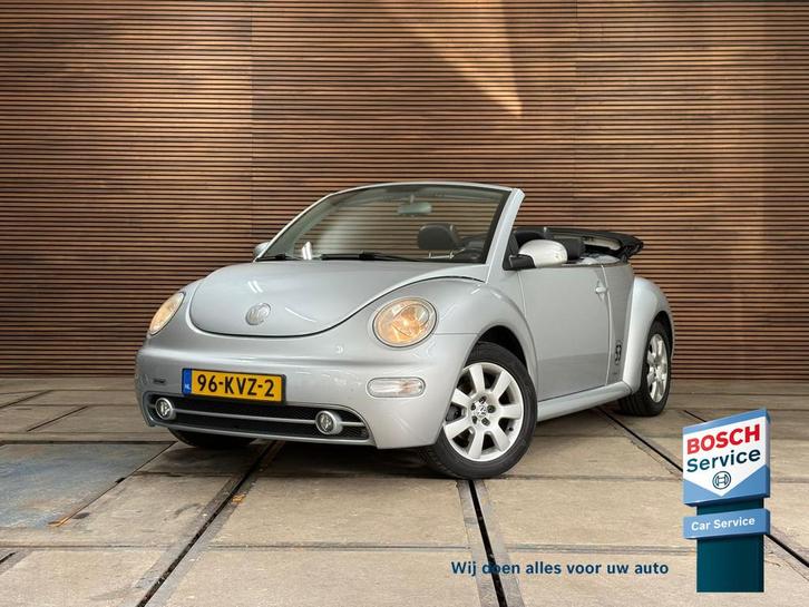 Volkswagen Beetle 2.0 85KW Cabrio | Leer | LMV, Auto's, Volkswagen, Bedrijf, Te koop, Beetle (Kever), ABS, Airbags, Centrale vergrendeling