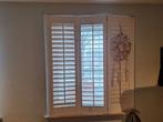 Witte houten shutters, Gebruikt, 100 tot 150 cm, Wit, Ophalen of Verzenden
