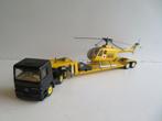 Siku Mercedes Actros, Trailer met Adac helicopter, Ophalen of Verzenden, Bus of Vrachtwagen