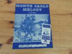 Monte carlo melody - al frisch - werner muller, Gebruikt, Piano, Ophalen of Verzenden, Artiest of Componist