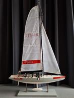 Prada winkel-dispay reclame model zeil-boot jacht schip h=1m, Overige typen, Gebruikt, Ophalen