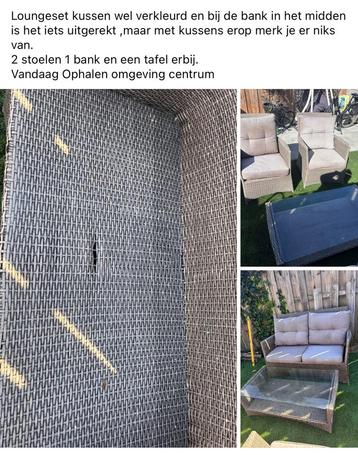Loungeset kan nog makkelijke ronde mee beschikbaar voor biedingen