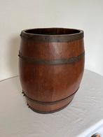 Oud Antiek Houten Vat Ton Vaatje Tonnetje Bak Kuip, Antiek en Kunst, Ophalen of Verzenden