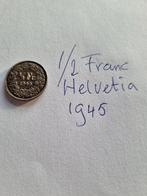 Oude Zwitserse munt, halve Franc, Postzegels en Munten, Munten | Europa | Niet-Euromunten, Ophalen of Verzenden, Overige landen
