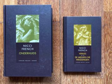 2x boeken van Nicci French: Onderhuids & Verlies & De Mensen beschikbaar voor biedingen