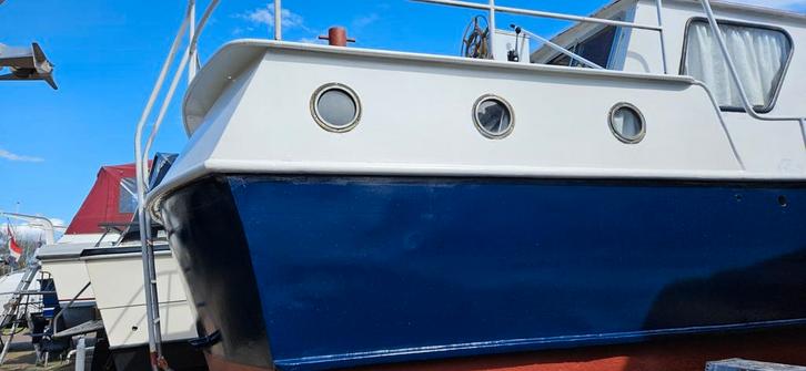 Stalen Motorboot 10m met Mercedes OM 636, Watersport en Boten, Motorboten en Motorjachten, Gebruikt, Staal, 9 tot 12 meter, Diesel