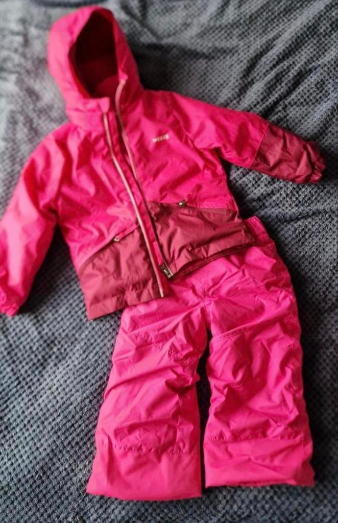 Skikleding meisje maat 92-98 Decathlon, Kinderen en Baby's, Kinderkleding | Maat 92, Ophalen, Zo goed als nieuw, Meisje, Jas
