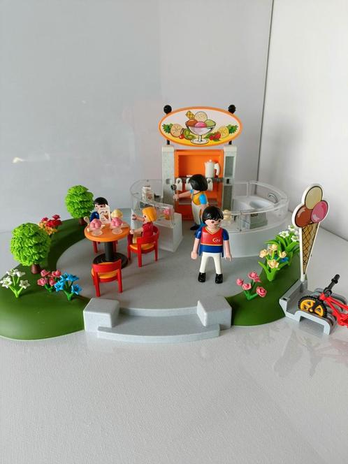 Playmobil 4134 - ijssalon - set 2, Kinderen en Baby's, Speelgoed | Playmobil, Zo goed als nieuw, Ophalen of Verzenden