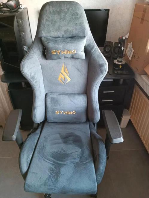 Gaming stoel van symino, Huis en Inrichting, Bureaustoelen, Nieuw, Grijs, Gaming bureaustoel, Ophalen of Verzenden