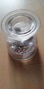 Riviera maison merry christmas fillable votive kerst zilver, Ophalen of Verzenden, Zo goed als nieuw