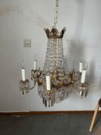 Prachtige oude kristallen kroonluchter., Ophalen, Zo goed als nieuw