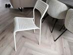 4 stoelen stapelbaar IKEA, Huis en Inrichting, Stoelen, Ophalen, Zo goed als nieuw, Wit