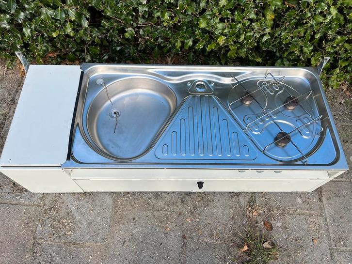 Bermkeuken inbouw alpenkreuzer alpen kreuzer, Caravans en Kamperen, Kampeeraccessoires, Gebruikt, Ophalen