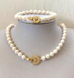 Parelketting, Armband van Akoya Parels 14K, Ophalen of Verzenden, Nieuw, Wit