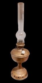 Antieke olielamp, Ophalen of Verzenden