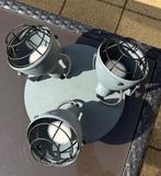 Industriële spot betonlook 3-lichts, Ophalen of Verzenden, Zo goed als nieuw, Plafondspot of Wandspot, Led