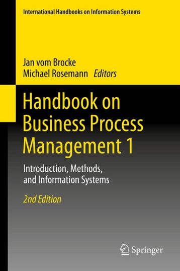 Handbook on Business Process Management, 1 and 2 beschikbaar voor biedingen